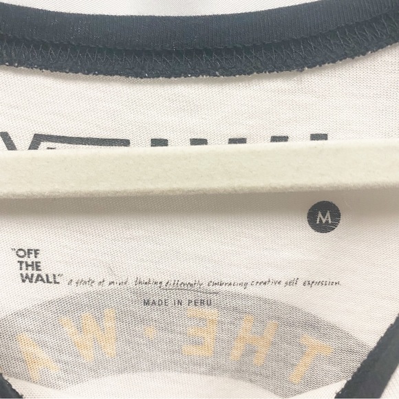 Vans Raglan Sleeve Hang Loose Lightening Bolt Oversized Tee - Picture 3 of 5